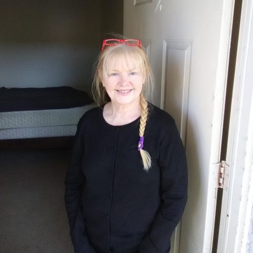 Sandy in Her New Apartment