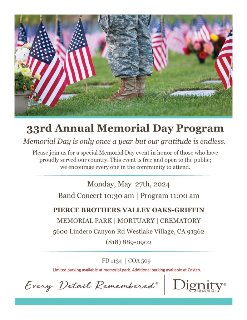 2024 Memorial Day events in Ventura County